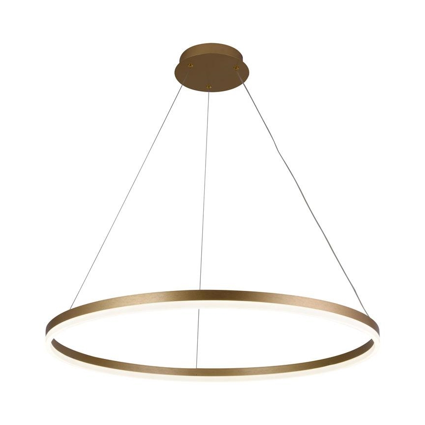 Brilagi - LED Hämardatav lühter CIRCLE LED/55W/230V 3000-6500K kuldne + kaugjuhtimispult