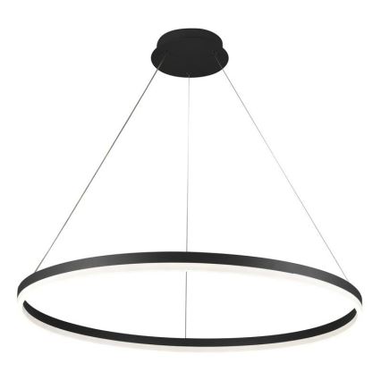 Brilagi - LED Hämardatav lühter CIRCLE LED/55W/230V 3000-6500K must + kaugjuhtimispult