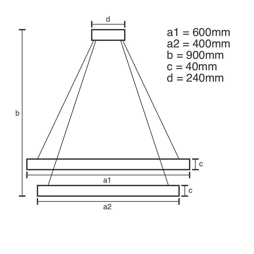 Brilagi - LED Hämardatav lühter CIRCLE LED/70W/230V 3000-6500K kuldne + kaugjuhtimispult