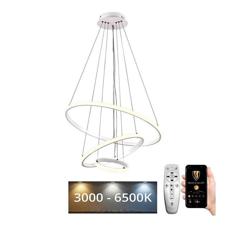 Brilagi - LED Hämardatav lühter CIRCLE LED/90W/230V 3000-6500K + kaugjuhtimispult