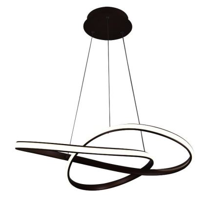 Brilagi - LED Hämardatav lühter COSMOWAVE LED/70W/230V 3000-6500K pruun + kaugjuhtimispult