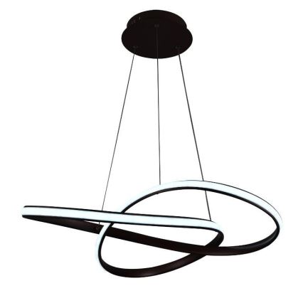 Brilagi - LED Hämardatav lühter COSMOWAVE LED/70W/230V 3000-6500K pruun + kaugjuhtimispult