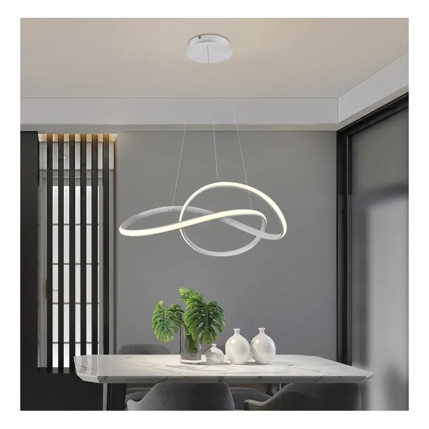Brilagi - LED Hämardatav lühter COSMOWAVE LED/70W/230V 3000-6500K valge + kaugjuhtimispult