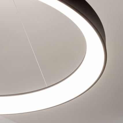 Brilagi - LED-hämardatav rippvalgusti kaabliga FALCON II LED/108W/230V 3000-6500K läbimõõt 80 cm must + kaugjuhtimispult