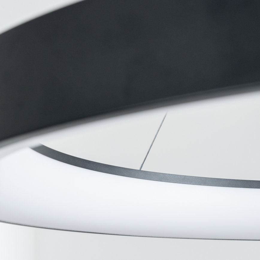 Brilagi - LED-hämardatav rippvalgusti kaabliga FALCON II LED/108W/230V 3000-6500K läbimõõt 80 cm must + kaugjuhtimispult