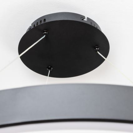 Brilagi - LED-hämardatav rippvalgusti kaabliga FALCON II LED/108W/230V 3000-6500K läbimõõt 80 cm must + kaugjuhtimispult