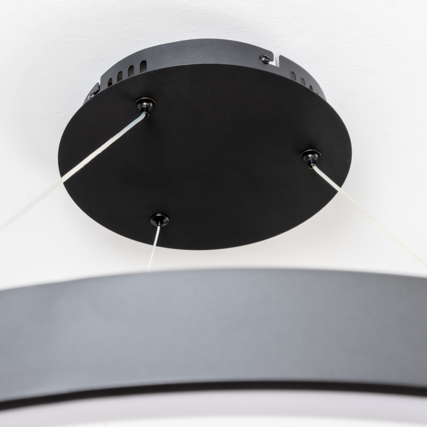 Brilagi - Hämardatav LED-rippvalgusti riputuskaabliga FALCON II LED/108W/230V 3000-6500K läb. 80 cm must + kaugjuhtimispult