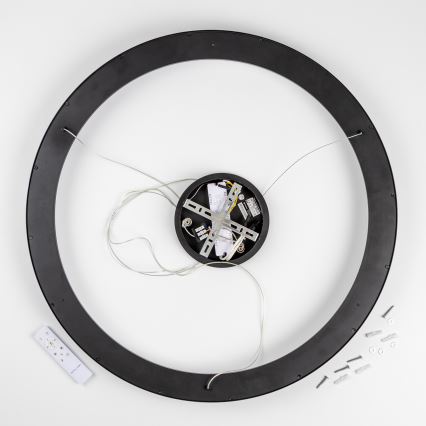 Brilagi - Hämardatav LED-rippvalgusti riputuskaabliga FALCON II LED/108W/230V 3000-6500K läb. 80 cm must + kaugjuhtimispult