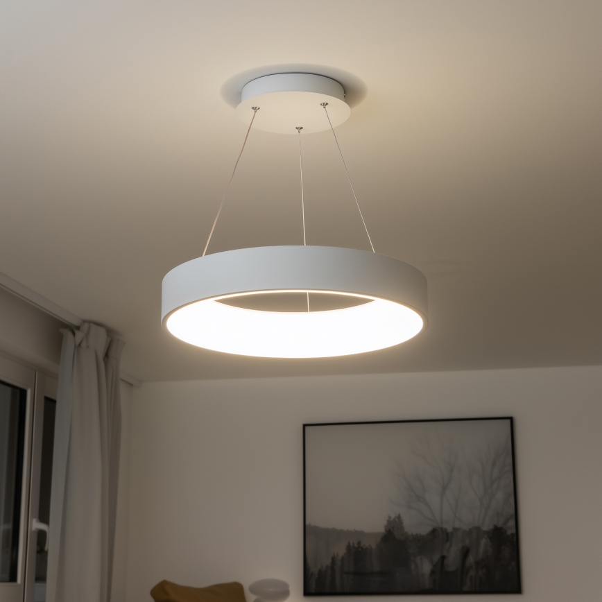 Brilagi - LED Hämardatav lühter FALCON LED/40W/230V 3000-6500K d. 45 cm valge + pult