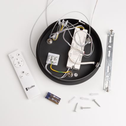 Brilagi - LED Hämardatav lühter FALCON LED/80W/230V 3000-6500K d. 60 cm must + pult