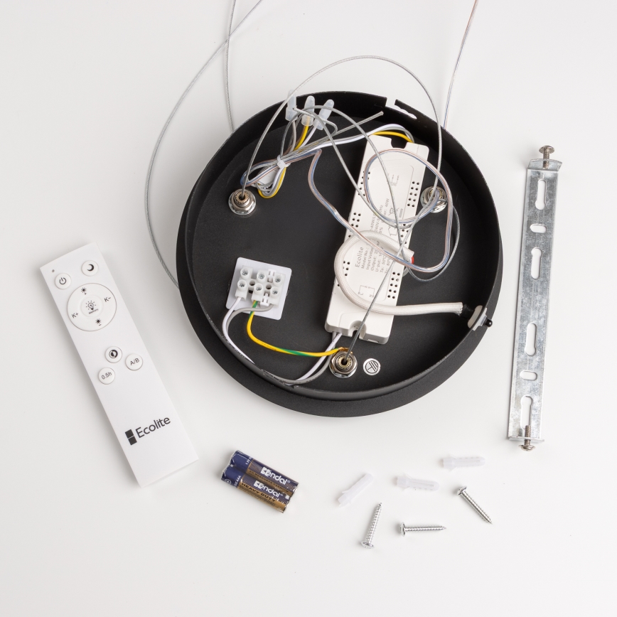 Brilagi - LED Hämardatav lühter FALCON LED/80W/230V 3000-6500K d. 60 cm must + pult