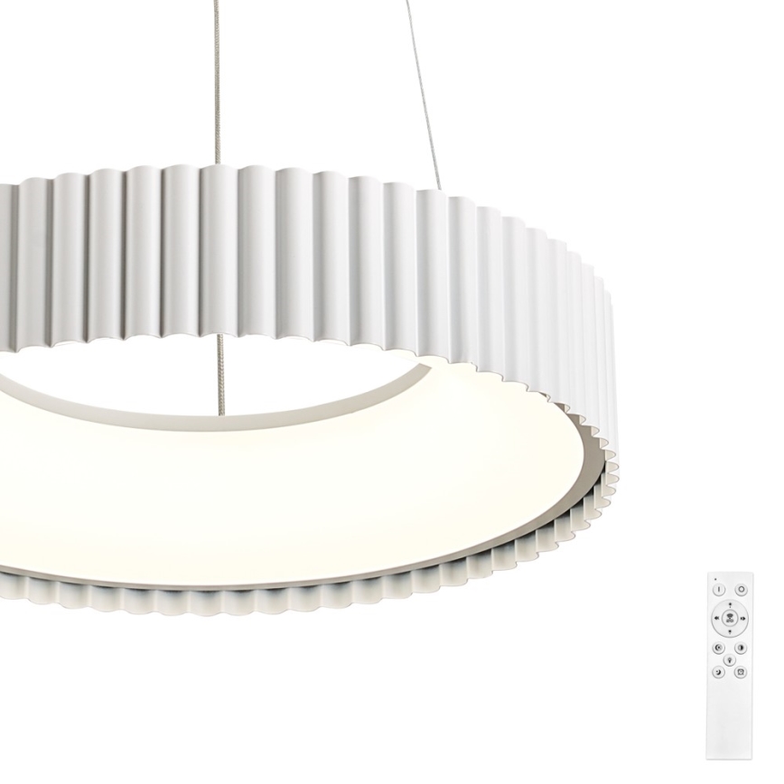 BRILAGI - LED-hämardatav riputuskaabliga rippvalgusti FALCON MODERN LED/30W/230V 3000-6000K, läbimõõt 40 cm, valge + kaugjuhtimispult