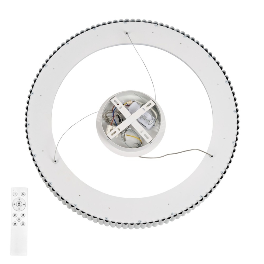 BRILAGI - LED hämardatav rippvalgusti kaabliga FALCON MODERN LED/54W/230V 3000-6000K Ø 60 cm valge + kaugjuhtimispult