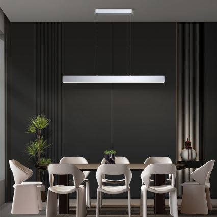 Brilagi - LED Hämardatav lühter SLEEKLINE SMART LED/40W/230V 3000-6000K Wi-Fi Tuya hõbedane + kaugjuhtimispult