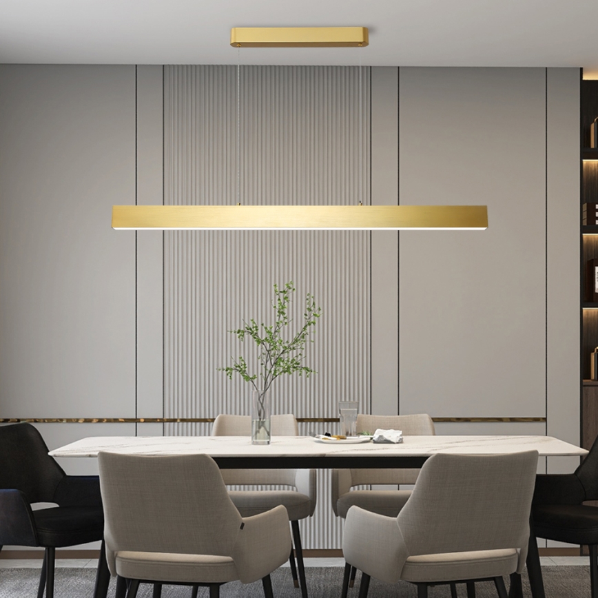 Brilagi - LED Hämardatav lühter SLEEKLINE SMART LED/40W/230V 3000-6000K Wi-Fi Tuya kuldne + kaugjuhtimispult