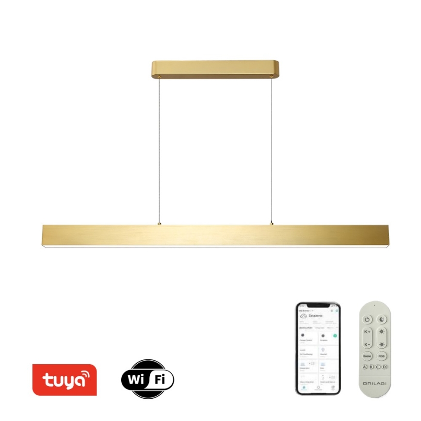 Brilagi - LED Hämardatav lühter SLEEKLINE SMART LED/40W/230V 3000-6000K Wi-Fi Tuya kuldne + kaugjuhtimispult