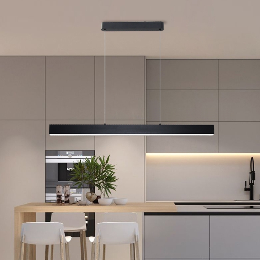 Brilagi - LED Hämardatav lühter SLEEKLINE SMART LED/40W/230V 3000-6000K Wi-Fi Tuya must + kaugjuhtimispult