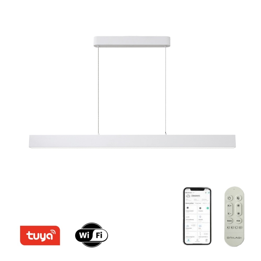 Brilagi - LED Hämardatav lühter SLEEKLINE SMART LED/40W/230V 3000-6000K Wi-Fi Tuya valge + kaugjuhtimispult