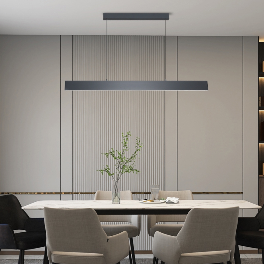 Brilagi - LED Hämardatav lühter SLIMLINE LED/40W/230V 3000-6000K antratsiit + kaugjuhtimispult