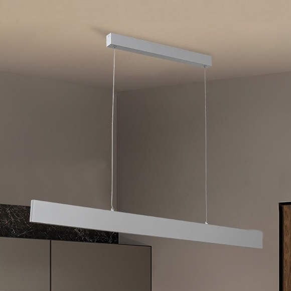 Brilagi - LED Hämardatav lühter SLIMLINE LED/40W/230V 3000-6000K hõbedane + kaugjuhtimispult