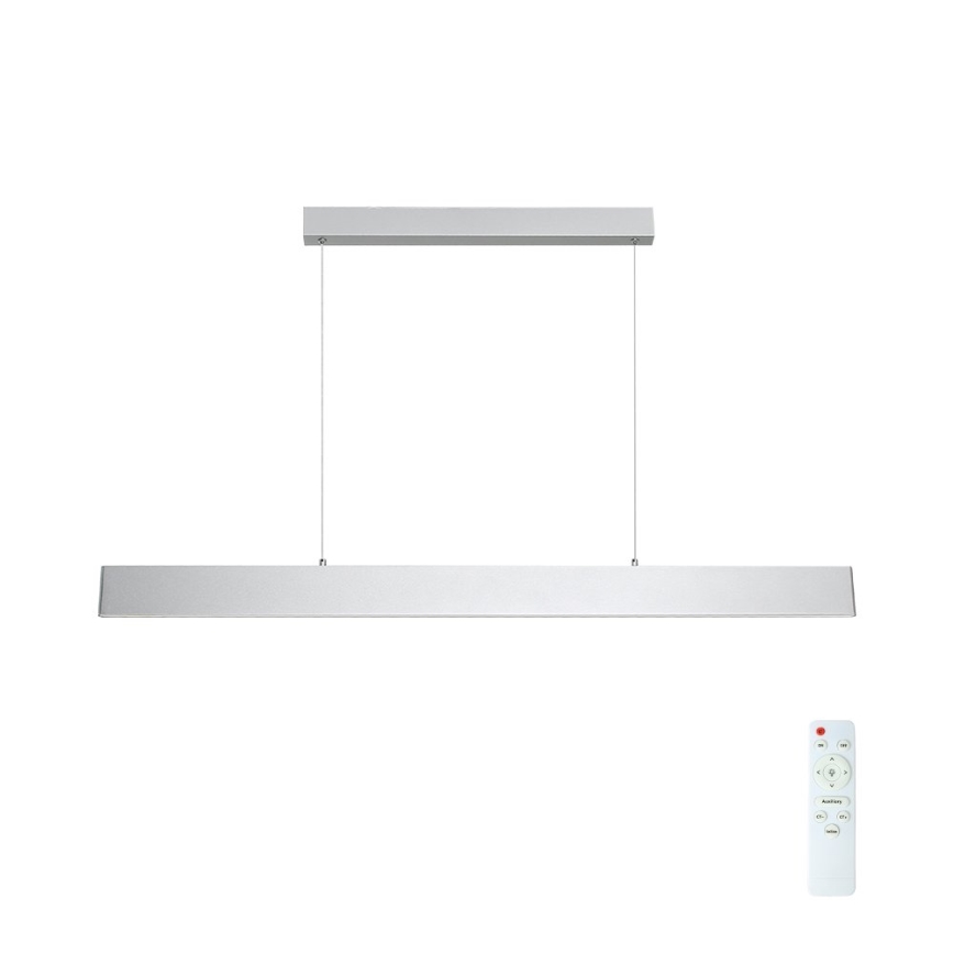 Brilagi - LED Hämardatav lühter SLIMLINE LED/40W/230V 3000-6000K hõbedane + kaugjuhtimispult