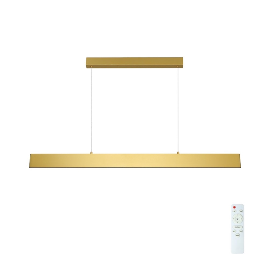 Brilagi - LED Hämardatav lühter SLIMLINE LED/40W/230V 3000-6000K kuldne + kaugjuhtimispult