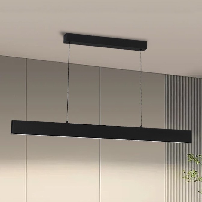 Brilagi - LED Hämardatav lühter SLIMLINE LED/40W/230V 3000-6000K must + kaugjuhtimispult