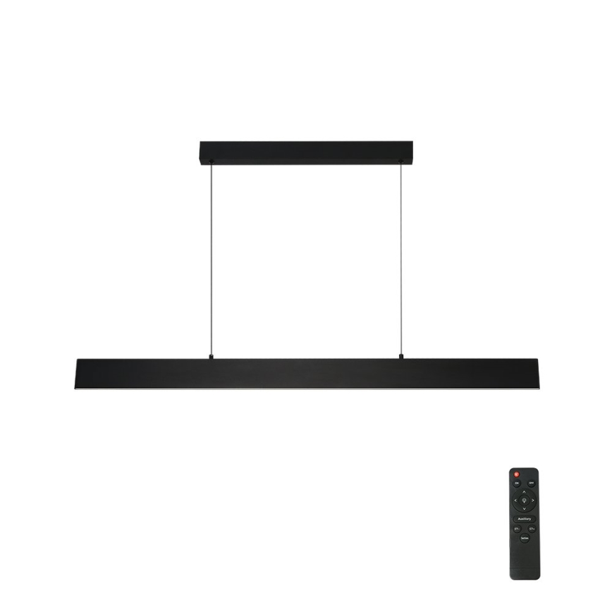 Brilagi - LED Hämardatav lühter SLIMLINE LED/40W/230V 3000-6000K must + kaugjuhtimispult