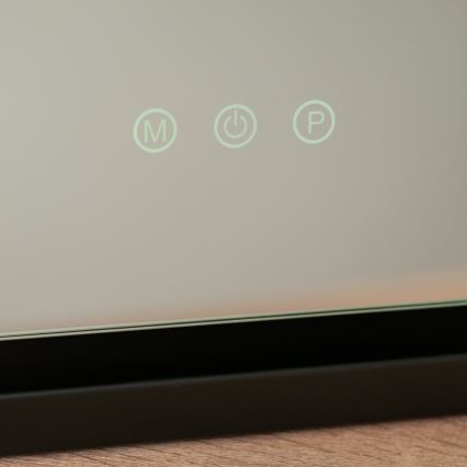 BRILAGI - LED hämardatav meigipeegel CALIFORNIA LED/14W/230V 3000/4000/6500K 44x40 cm must