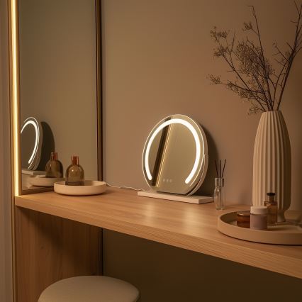 BRILAGI - hämardatav LED-meigipeegel CALIFORNIA LED/14W/230V 3000/4000/6500K 44x40 cm valge