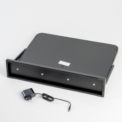 BRILAGI - LED-hämardatav meigipeegel CALIFORNIA LED/22W/230V 3000/4000/6500K 58x43 cm must