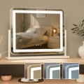 BRILAGI - LED hämardatav meigipeegel CALIFORNIA LED/25W/230V 3000/4000/6500K 55x44 cm valge