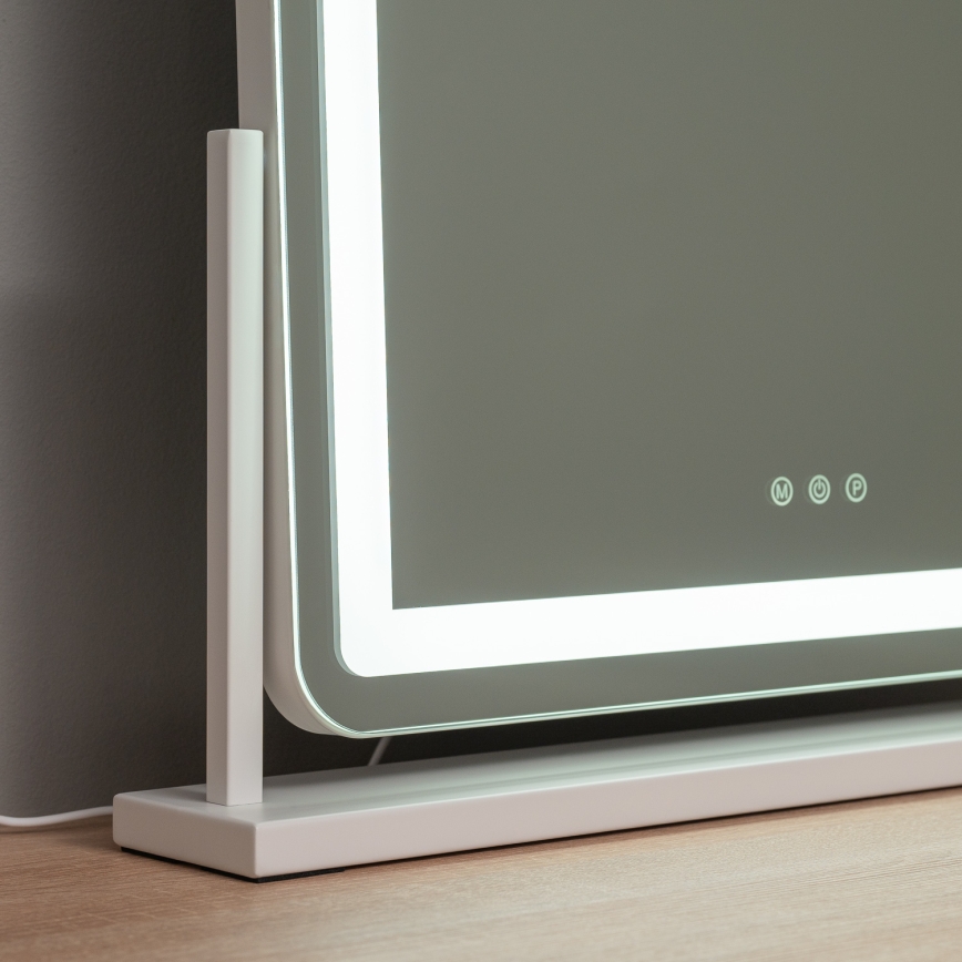 BRILAGI - LED hämardatav meigipeegel CALIFORNIA LED/25W/230V 3000/4000/6500K 55x44 cm valge