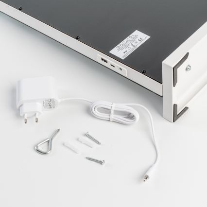 BRILAGI - hämardatav LED-meigipeegel HOLLYWOOD LED/15W/230V CCT + 2x USB 55x77 cm valge