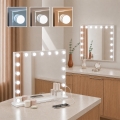 BRILAGI - LED hämardatav meigipeegel HOLLYWOOD LED/15W/230V CCT + 2x USB 60x50 cm valge