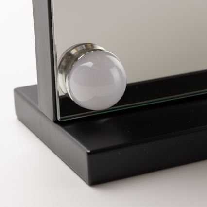 BRILAGI - LED hämardatav meigipeegel HOLLYWOOD LED/15W/230V CCT + USB must