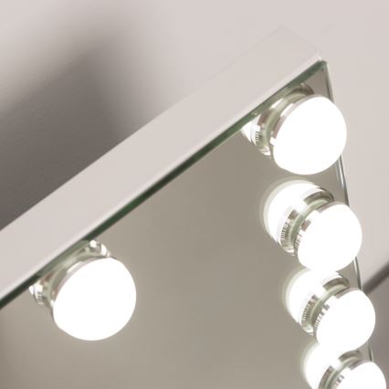 BRILAGI - LED Hämardatav meigipeegel HOLLYWOOD LED/15W/230V CCT + USB valge