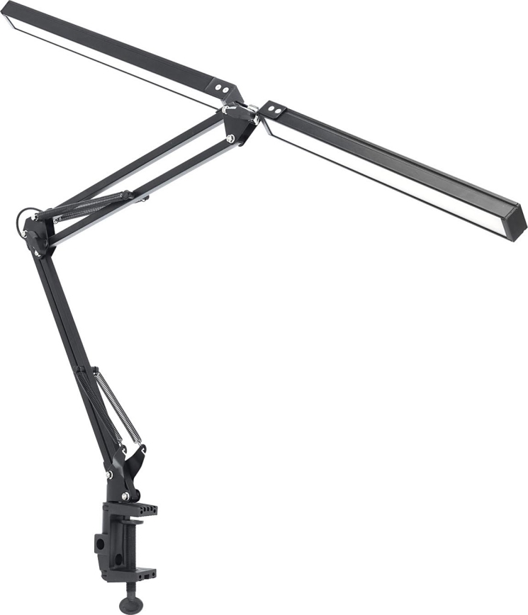 Brilagi - LED Hämardatav paindlik laualamp VARIO 2xLED/14W/230V 3000-6000K must