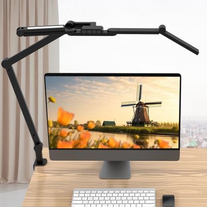 Brilagi - LED Hämardatav paindlik laualamp VARIO LED/24W/230V 3000-6500K CRI 92 must