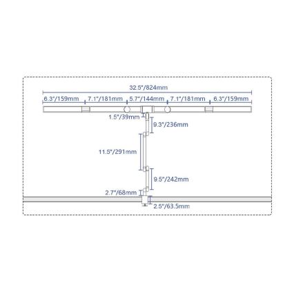 Brilagi - LED Hämardatav paindlik laualamp VARIO LED/24W/230V 3000-6500K CRI 92 must