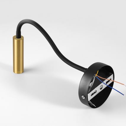 Brilagi - LED Hämardatav paindlik seinalamp MAYA 1xG9/4W/230V must/kuldne 2700-6500K Wi-Fi Tuya