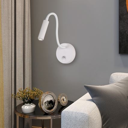 Brilagi - LED Hämardatav paindlik seinalamp MAYA 1xG9/4W/230V valge 2700-6500K Wi-Fi Tuya