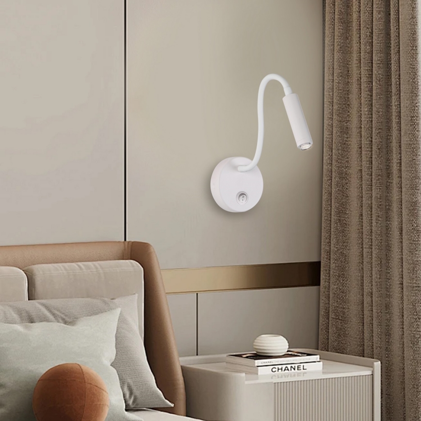 Brilagi - LED Hämardatav paindlik seinalamp MAYA 1xG9/4W/230V valge 2700-6500K Wi-Fi Tuya