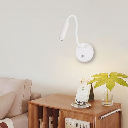 Brilagi - LED Hämardatav paindlik seinalamp MAYA 1xG9/4W/230V valge 2700-6500K Wi-Fi Tuya