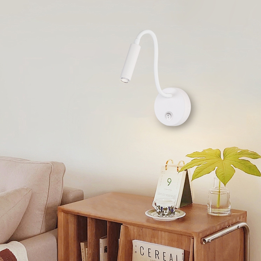 Brilagi - LED Hämardatav paindlik seinalamp MAYA 1xG9/4W/230V valge 2700-6500K Wi-Fi Tuya
