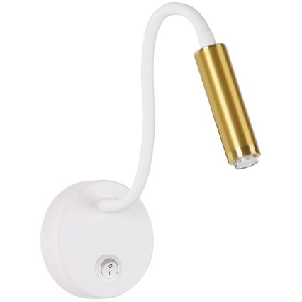 Brilagi - LED Hämardatav paindlik seinalamp MAYA 1xG9/4W/230V valge/kuldne 2700-6500K Wi-Fi Tuya