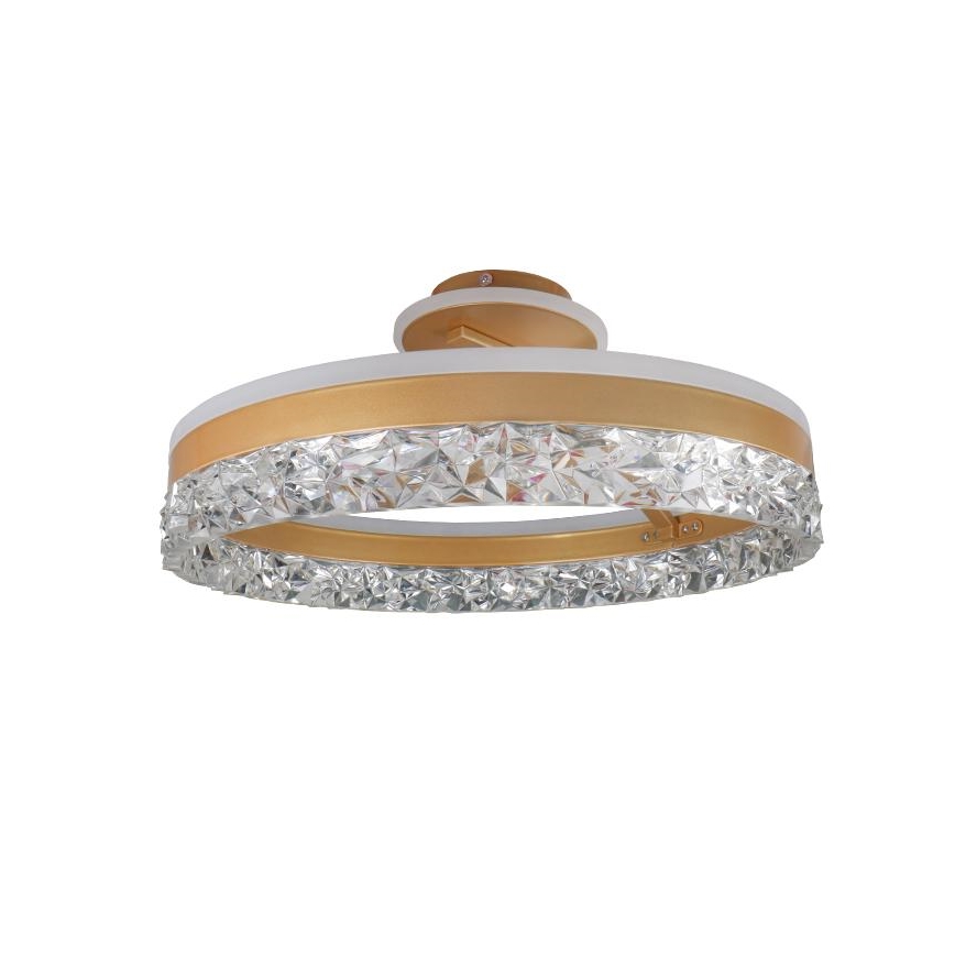 Brilagi - LED Hämardatav pinnale kinnitatav lühter LED/86W/230V 3000-6500K kuldne + kaugjuhtimispult