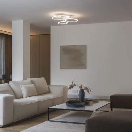 Brilagi - LED Hämardatav pinnale kinnitatav lühter ORBITS LED/40W/230V 3000-6500K valge + kaugjuhtimispult