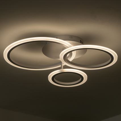 Brilagi - LED Hämardatav pinnale kinnitatav lühter ORBITS LED/40W/230V 3000-6500K valge + kaugjuhtimispult