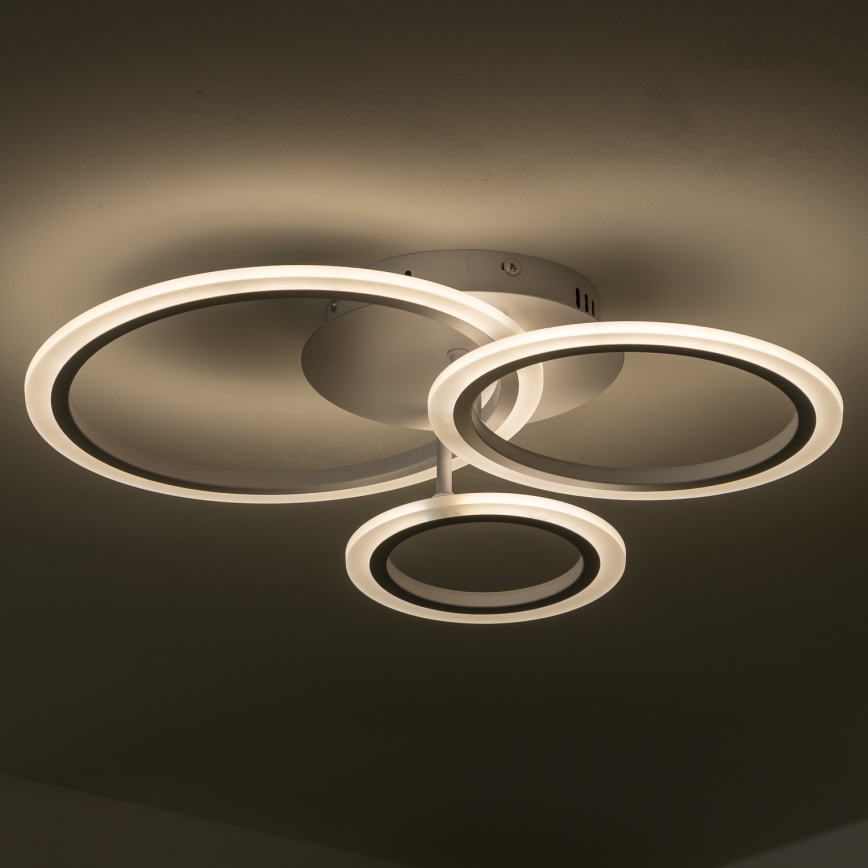 Brilagi - LED Hämardatav pinnale kinnitatav lühter ORBITS LED/40W/230V 3000-6500K valge + kaugjuhtimispult